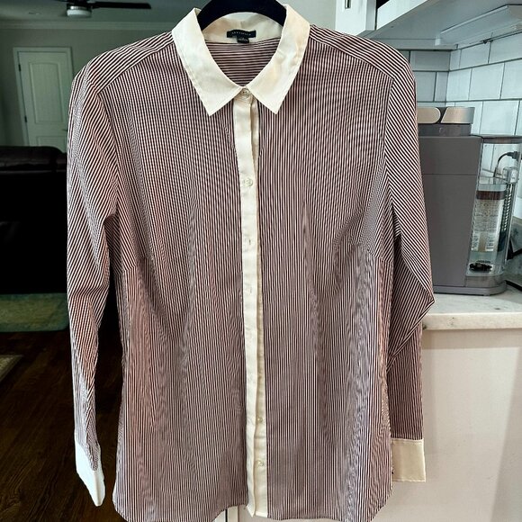 Ann Taylor Tops - Ann Taylor Striped Dress Shirt